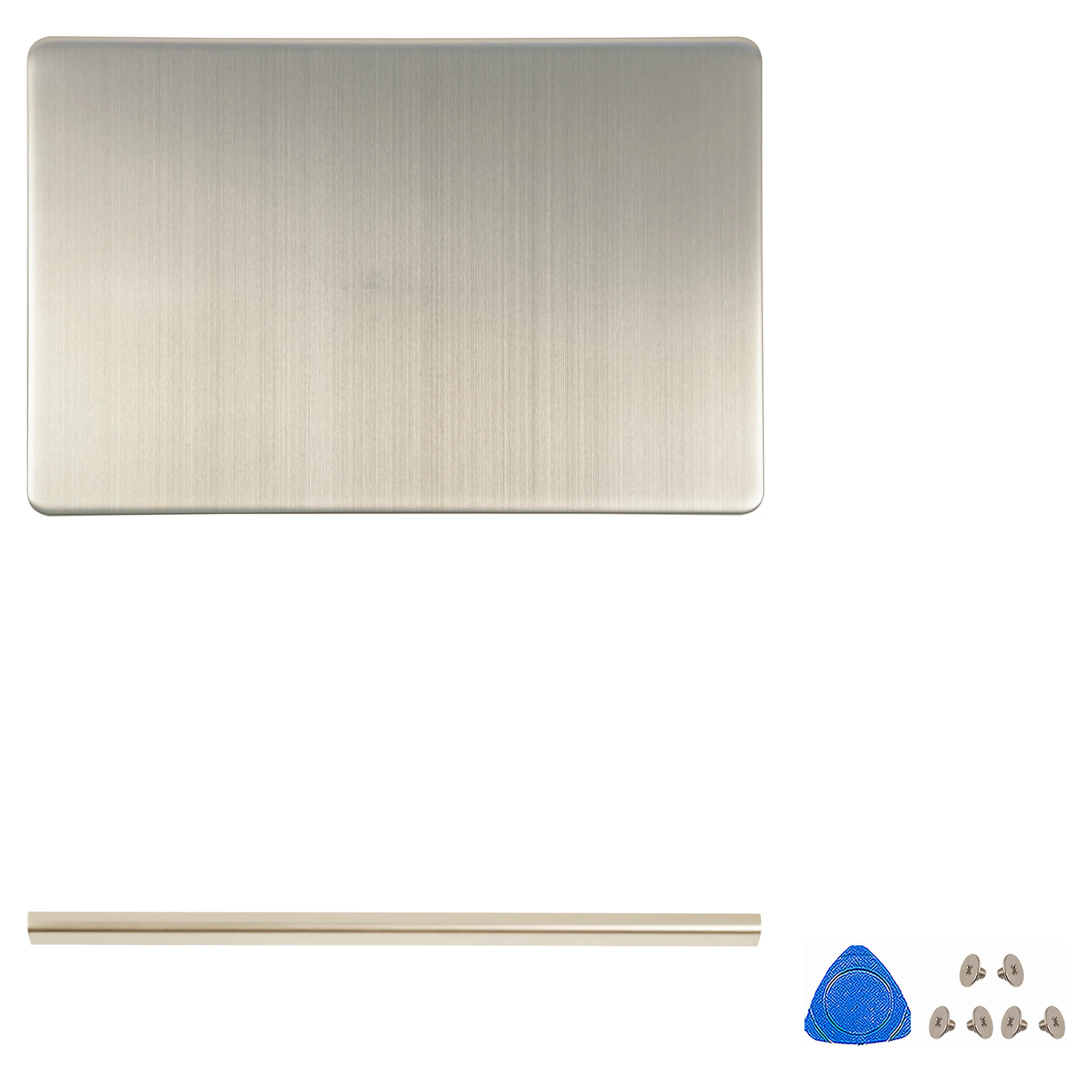 Imagem -06 - Tampa Traseira do Lcd do Metal para Asus Vivobook Moldura e Dobradiças Peças de Reparo da Caixa da Carcaça S510u A510 A510u X510 F510u S510 F510 S5100