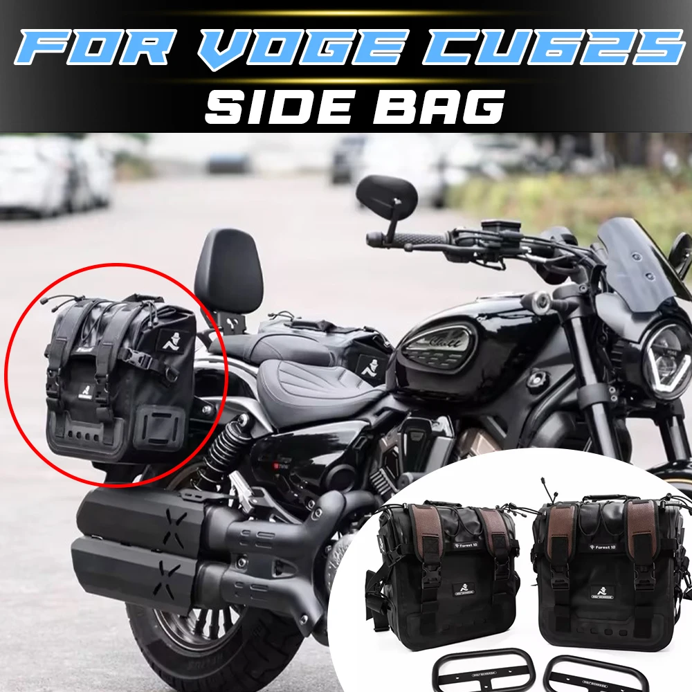 For VOGE CU625 Side Bags Waterproof Wear‑resistant Quick Release Luggage