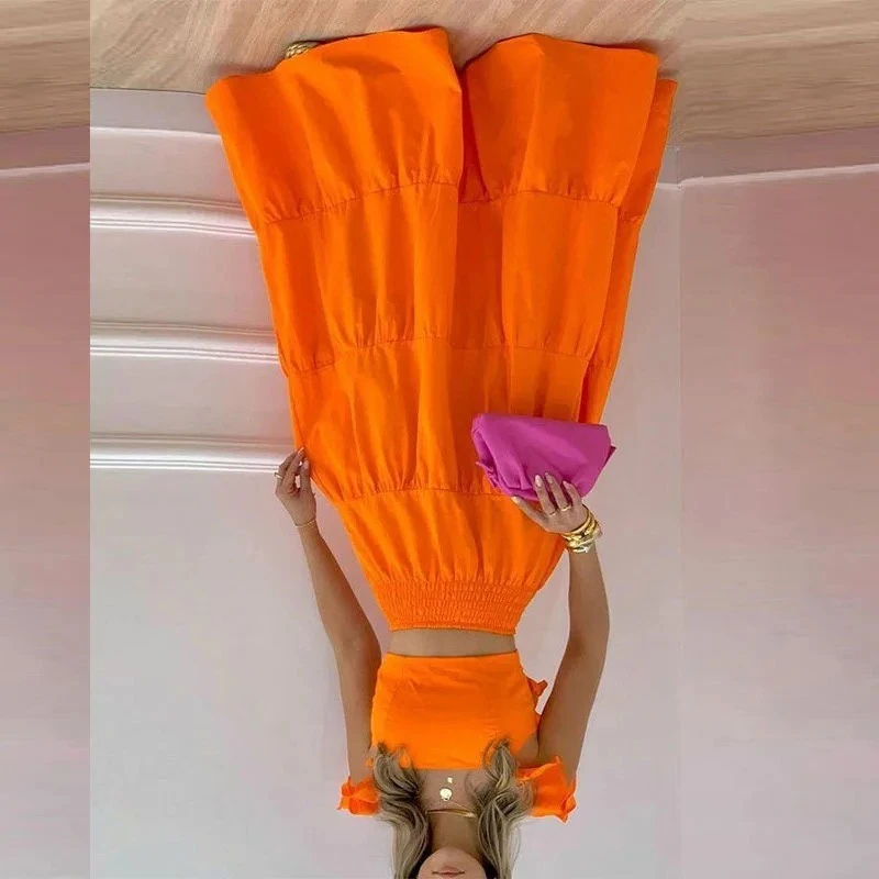 

Blouse Skirt Suit Women's Spring Commuter Mid-rise Sexy Spaghetti-strap New Comfortable Casual Minimalist Versatile Fashionable