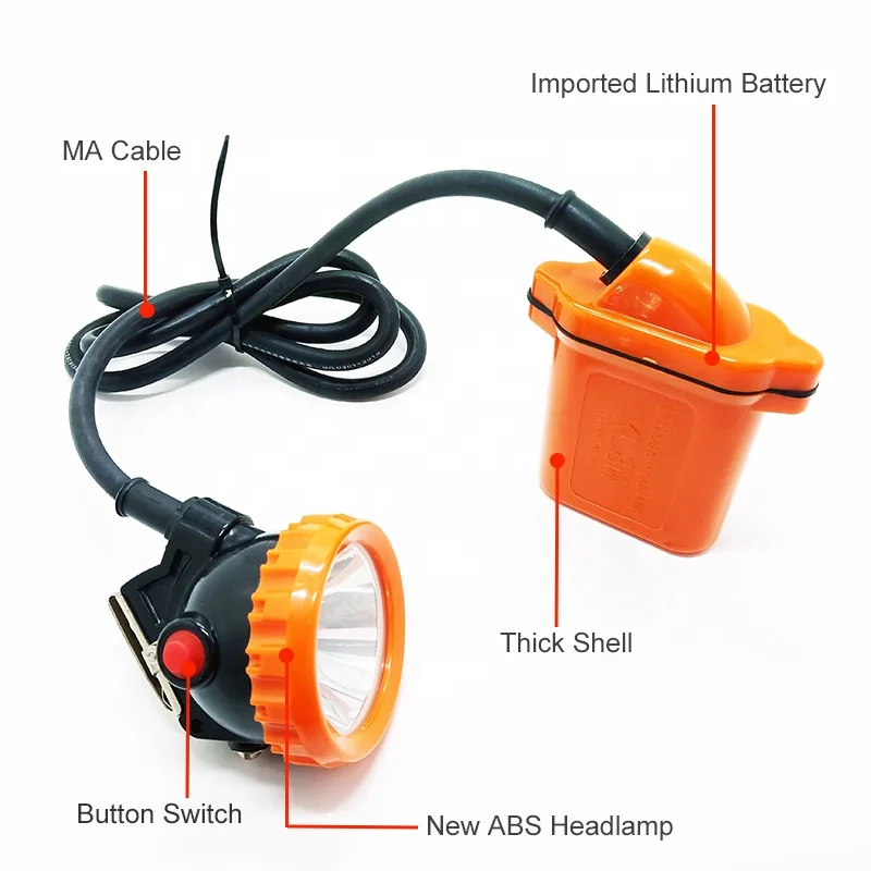 KL8M LED Mining Safety Lamp Miner Headlamp