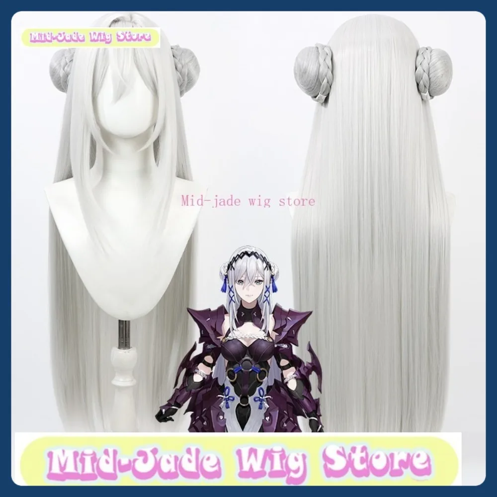 ミッドジェイドウィッグ ヴィクトリア・ブライトシールド コスプレウィッグ アニメゲーム ロールプレイング 人工毛 ハロウィンパーティーコスチューム小道具