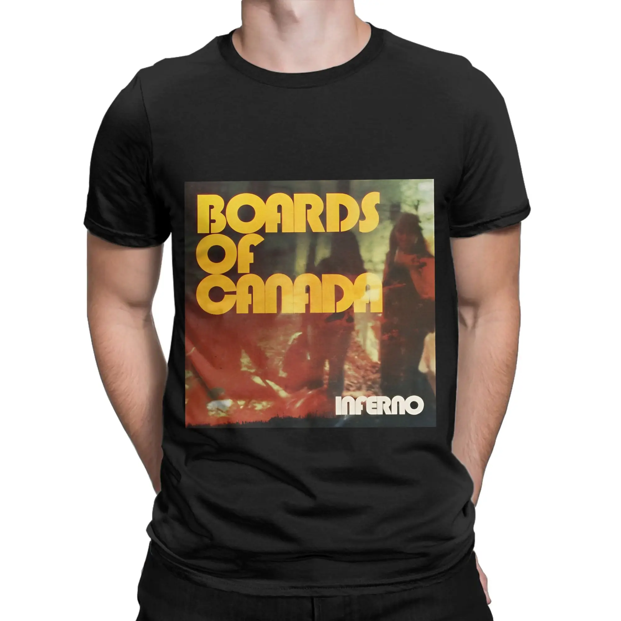 Boards of Canada Inferno Funny Graphic 100% Cotton T-Shirt Boards of Canada Tees Tops For Men