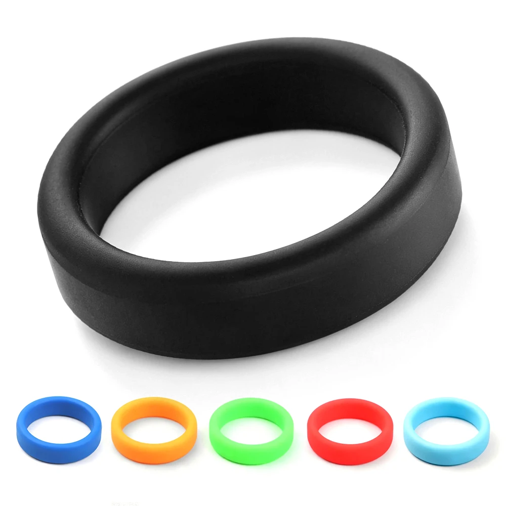 3 Styles Silicone Penis Rings Set Lock Sperm Rings 6 Colors Available Fun Soft Silicone Delay Rings Men's Restraining Rings