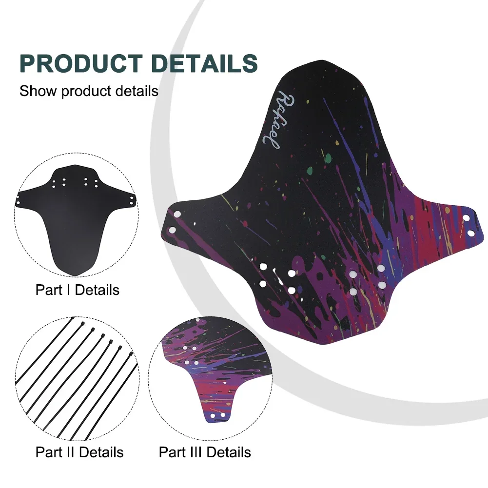 Bicycle Ultralight Thickened PP Road Mountain Bike Front And Rear Mudguard Quick Release Fender Bicycle Accessories