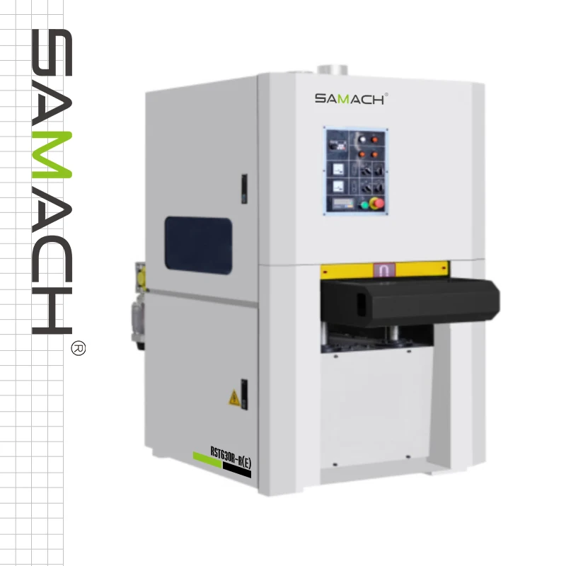 SAMACH Metal Sander Machine Polishing Deburring Sanding Machine Chip Removing Sander Sheet Metal Finishing Machine