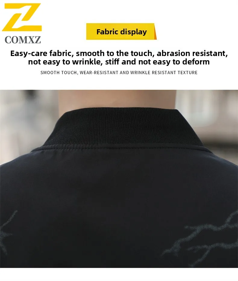 سترة EiAO للرجال سترة مميزة بقصة ضيقة معطف كاجوال للأعمال مقاوم للماء ومضاد للرياح ملابس مكتبية خارجية للتنزه والتخييم 2025 #6