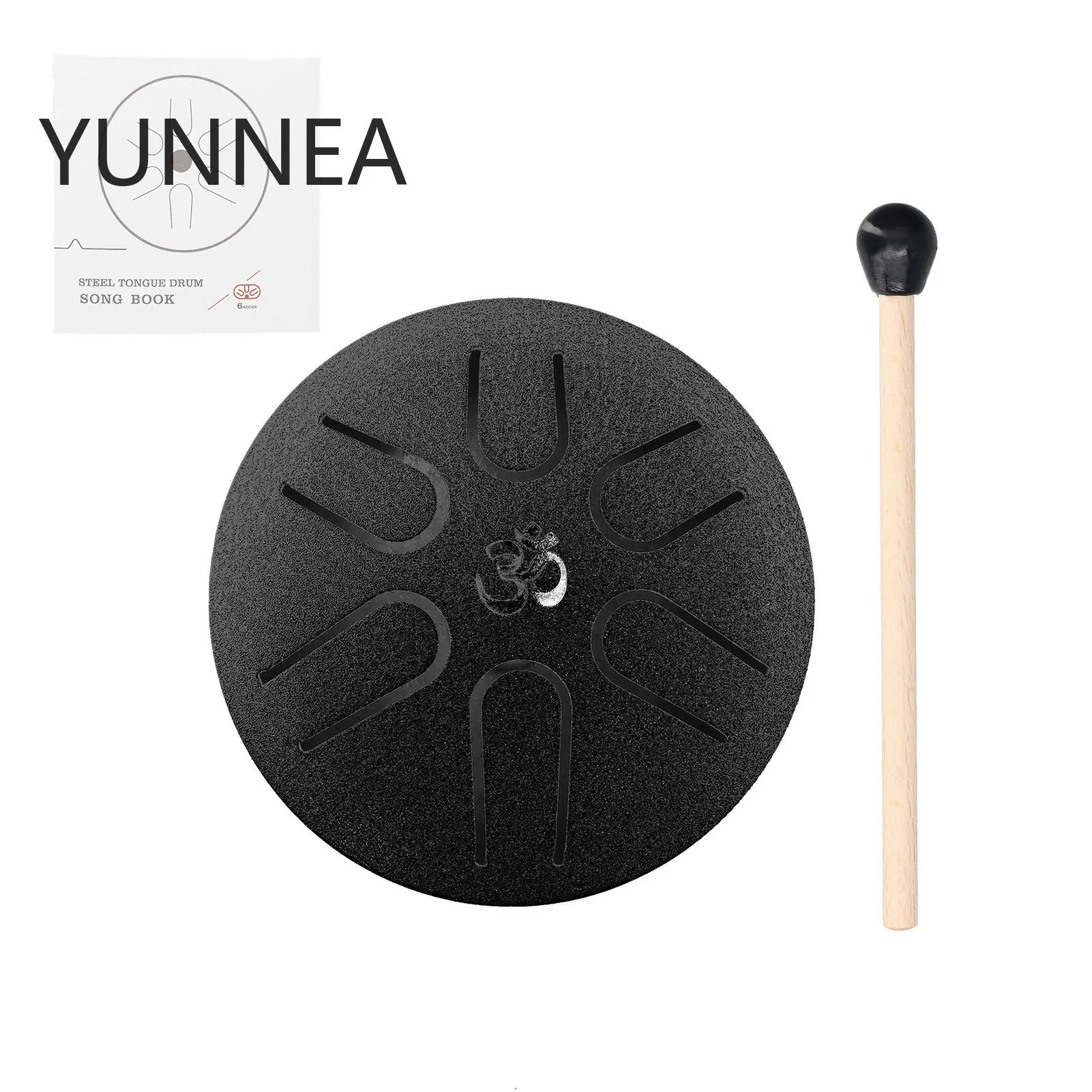 3 inch 6-Tone Steel Tongue Drum mini Hand Pan Drums with Drumsticks Percussion Musical Instruments drum Accessories