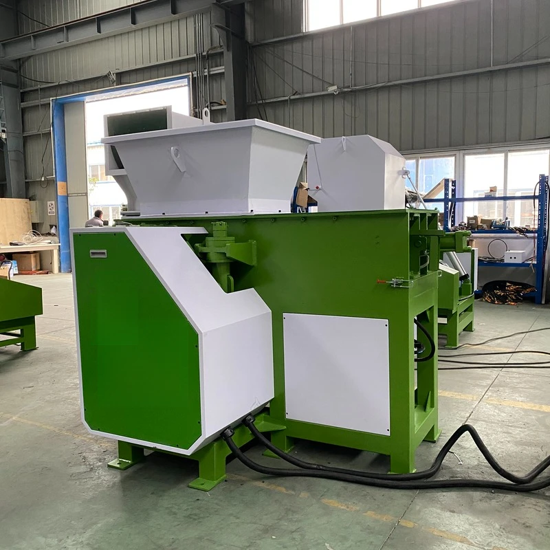 HDPE Pipe Single Shaft Glue Head Plastic Waste Recycling Shredder 10 Years 22 ~ 90Kw