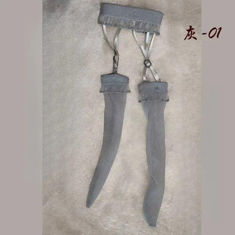 1/6 Scale Action Figures Sexy Strap Socks Detachable Belt Silk Socks Clothing Model for  Female Soldier TBL Body Decor
