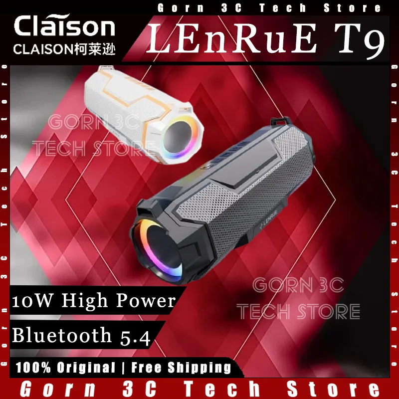 

CLAISON T9 Wireless Speaker Portable Subwoofer High Fidelity 10W High Power Bluetooth5.4 Hifi Sound Effect Customized Speaker