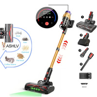550W Cordless Vacuum Cleaner 45000Pa Stick Vacuum with Touch Display Removable Battery Handheld Dust Cleaners For Home Clean
