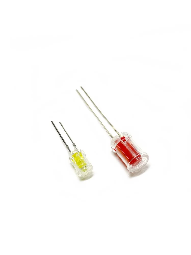 3mm 5mm LED Lens PC Material Transparent round Light Emitting Diode Holder Guiding Column for Lighting Fixtures