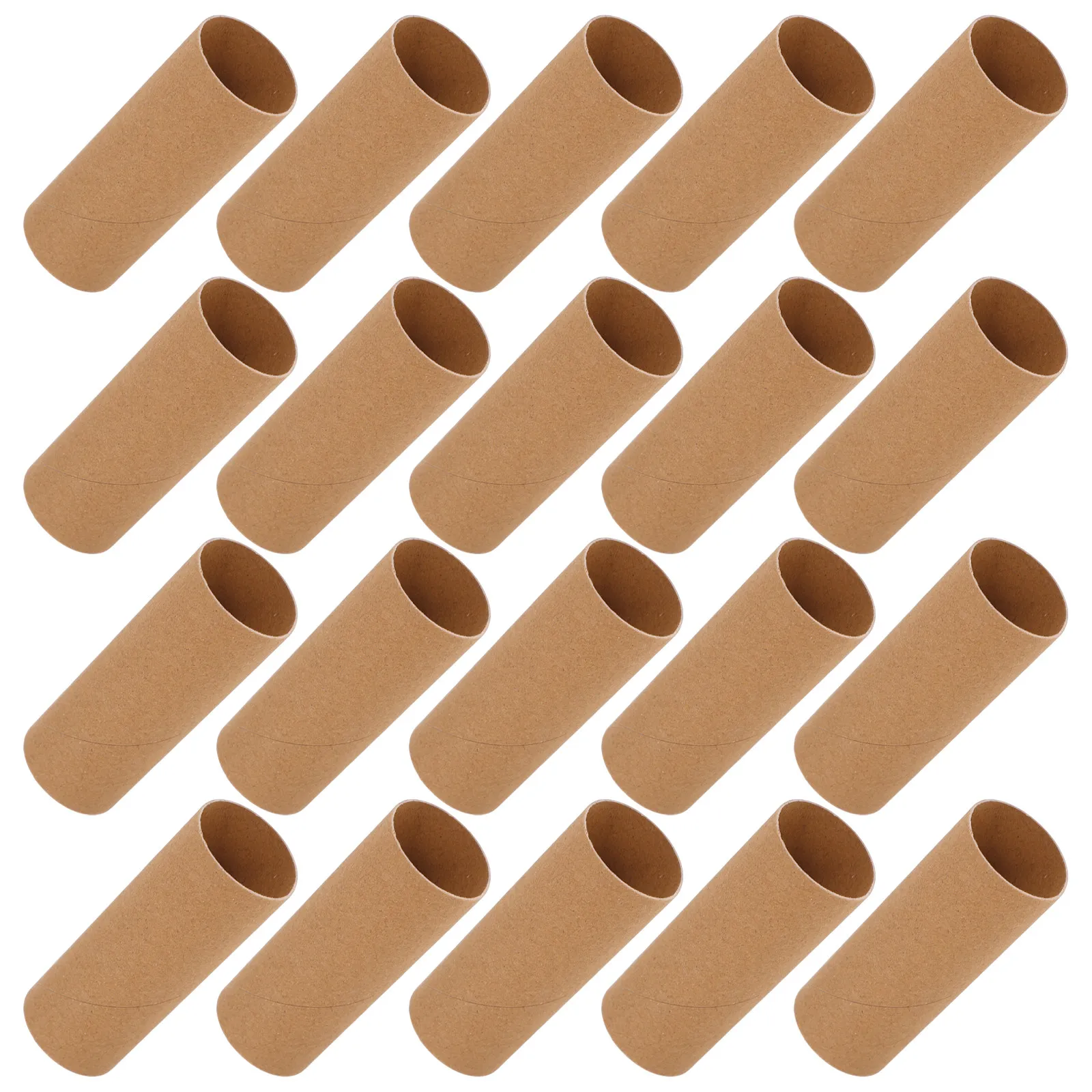 30Pcs Thick Kraft Paper Tubes Cardboard Roll 4x1.6inch Cylindrical Craft Tubes for Painting Gluing DIY Projects Paper Tube