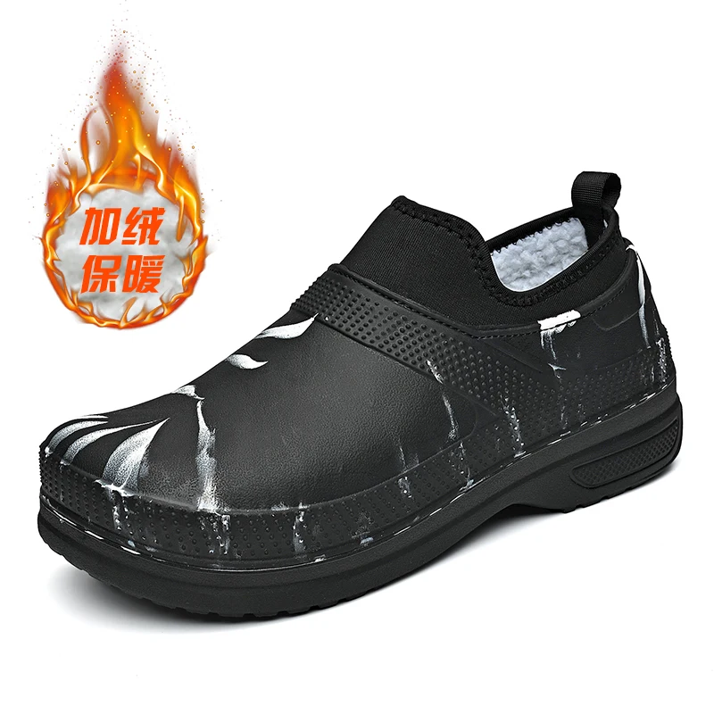 

Big Size 48 Men's Chef Shoes Anti Slip Oil Resistant Dirt Resistant Kitchen Shoes Work Sho Car Washing Fishing Shoes Ankle Boots