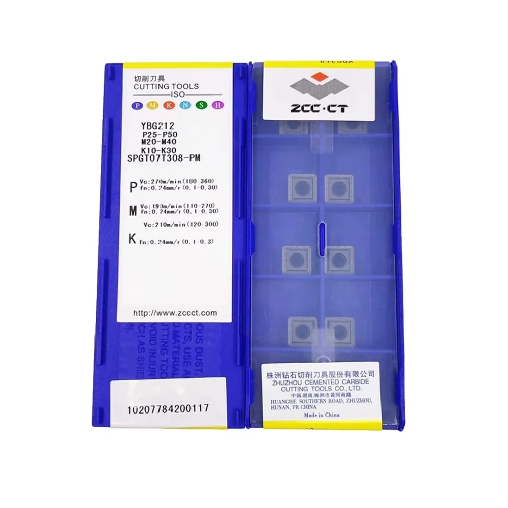 

SPGT050204 SPGT060204 SPGT07T308 SPGT110408 SPGT140512-PM Original ZCC.CT Carbide Insert CNC lathe Turning Tool Steel processing