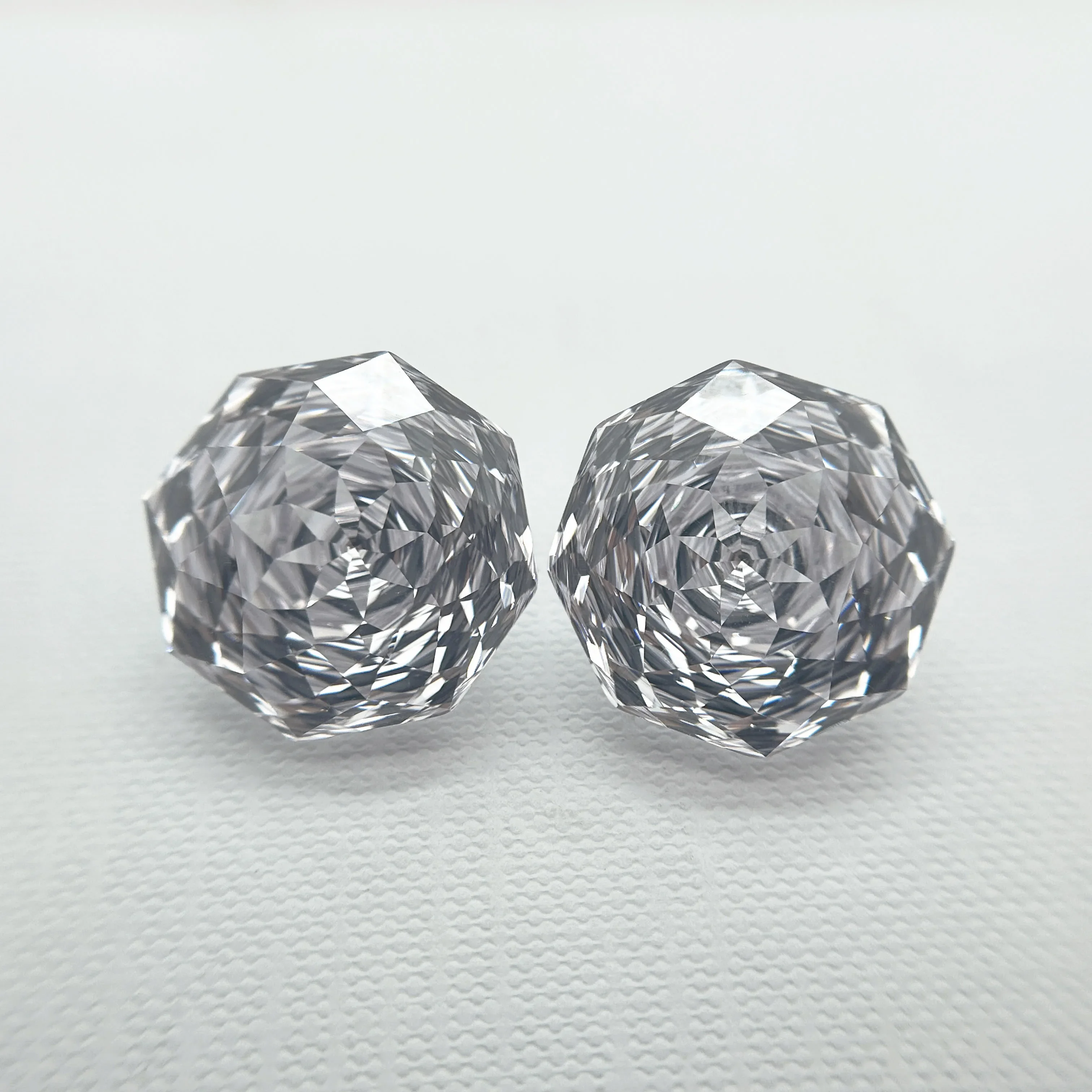 Kubischer Zirkonia-Stein, achteckig, Rosenschliff, purpurrote Farbe, 14 mm–18 mm, lose Steine, verwendet für DIY-Schmuckherstellung, Inlay-Hauptmaterialien – Detail 8