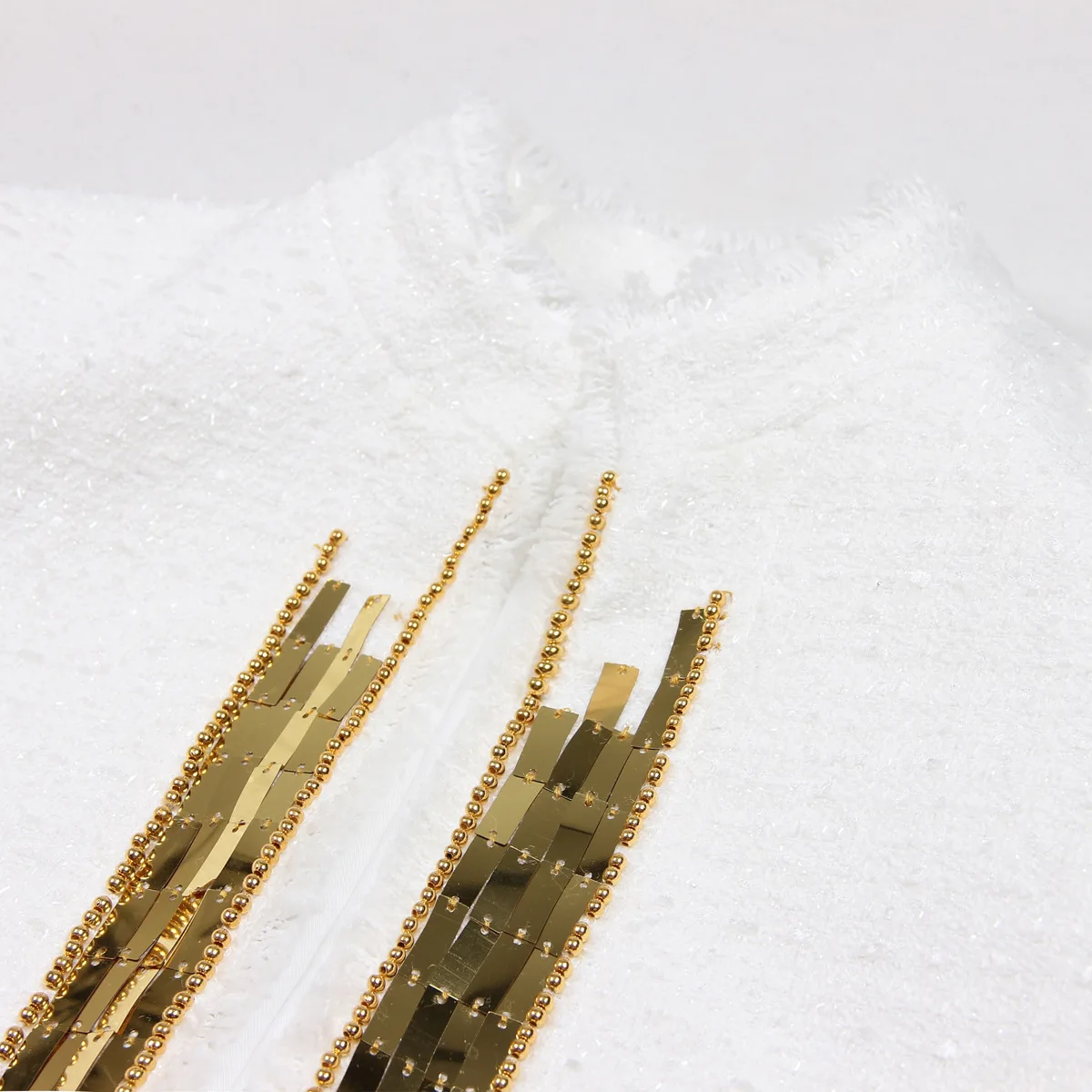 سترة نسائية صيفية وخريفية على شكل نجمة مطرزة بالألماس وتنورة قصيرة ملابس خارجية صناعية ثقيلة للسيدات