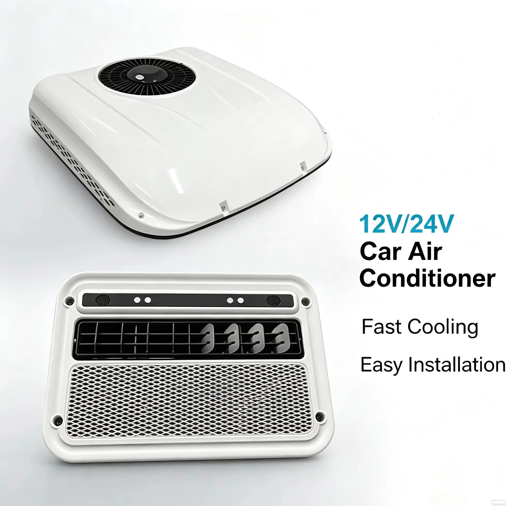 Aspligo 12V 13500BTU Electric RV Air Conditioner Car Parking Rooftop Air Conditioning For Motorhome Truck Camper Van Caravans