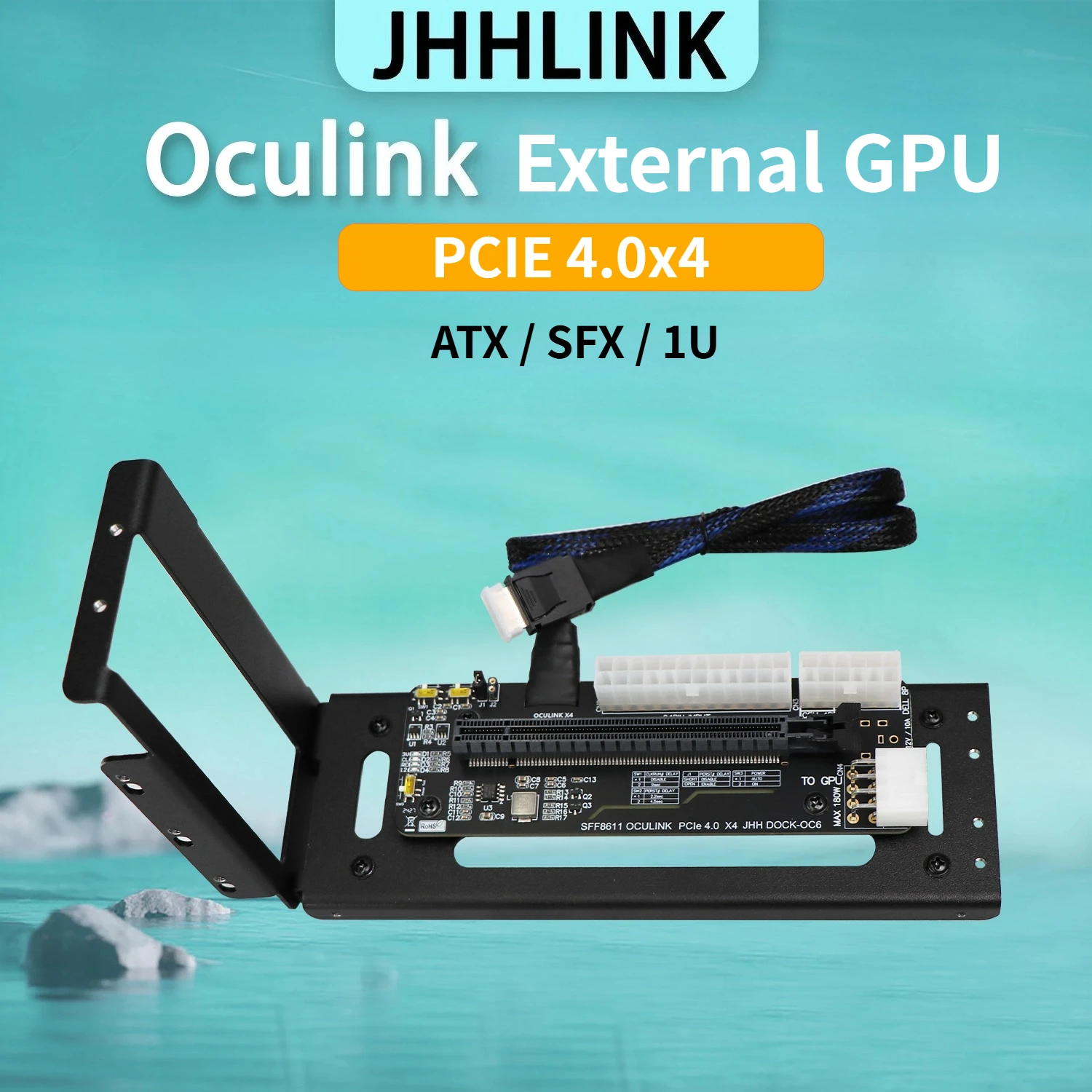 อะแดปเตอร์ EGPU Oculink สีขาวด - Oculink Egpu Dock Graphics Card บทวิจารณ์และราคา