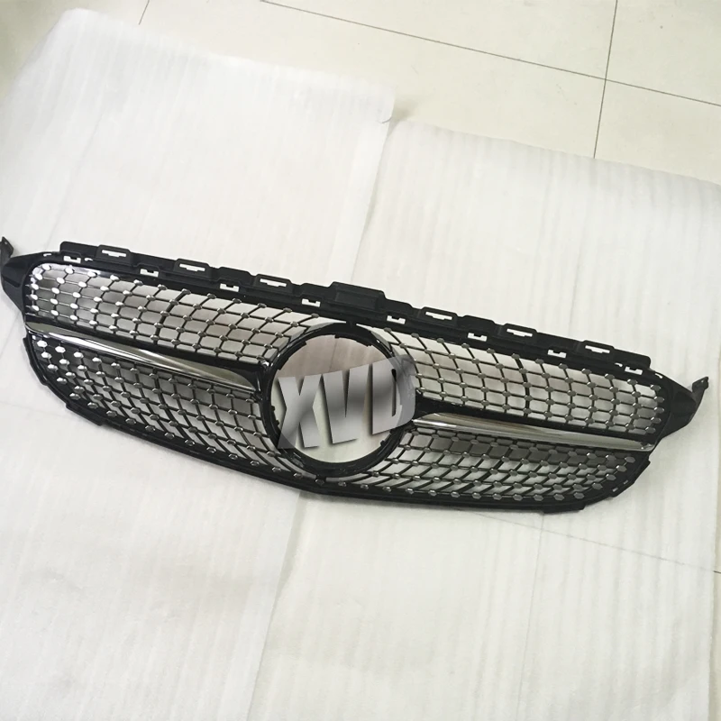 2015-2018 Diamond Grille For Mercedez Bens C Class W205 Front Grille for c205 c180 c200 c250 c300