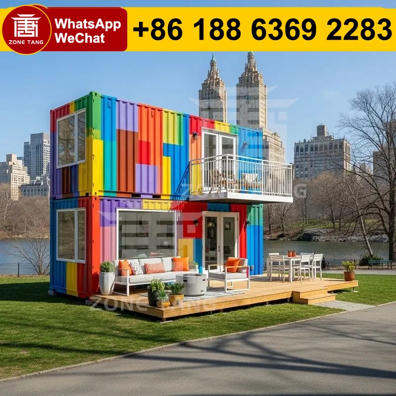 

Personal Office Long Life Prefab Cabins Pre Built Homes Flat Pack Home Container Buildings Fireproof Customization Ecological