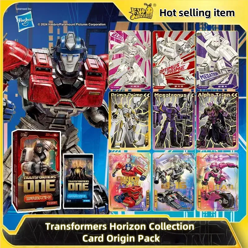 KAYOU Asli Transformers Origin Series Film Anime Periferal Koleksi Ulang Tahun Anak-anak Mainan Hadiah Kartu Kotak Asli