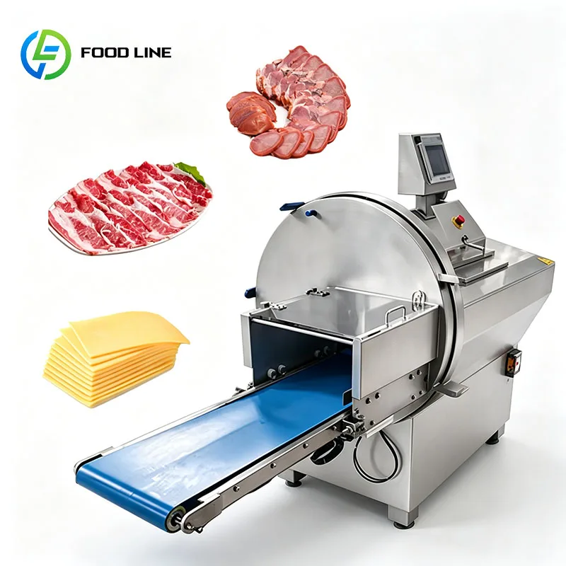 Meat Slicer Machine Commercial Deli Slicer Adjustable Thickness for Roast Beef Turkey and Cold Cuts Customized