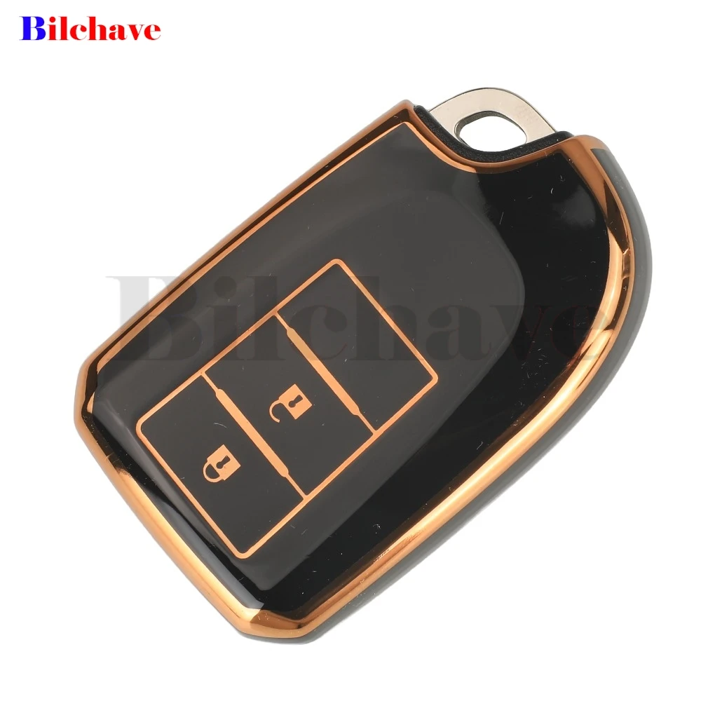 

jingyuqin New TPU Car Key Case Cover For Toyota Zhixuan X Vios FS Zhixiang Weisha Fenglanda Shell Fob Holder 2/3 Buttons