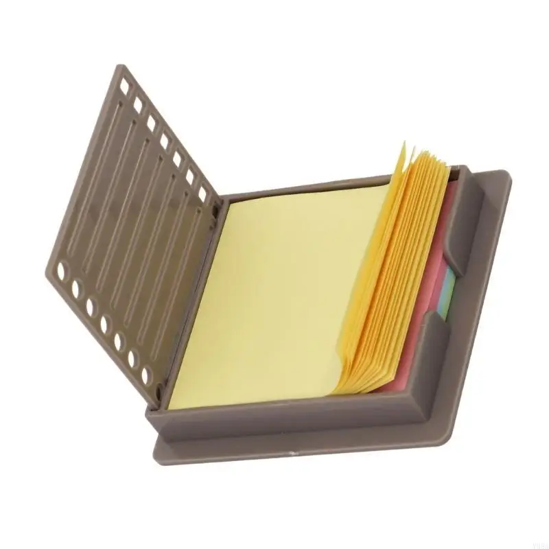 Sticky Note Holder met stencilmemo -kussenorganisator Sticky Pad Dispenser