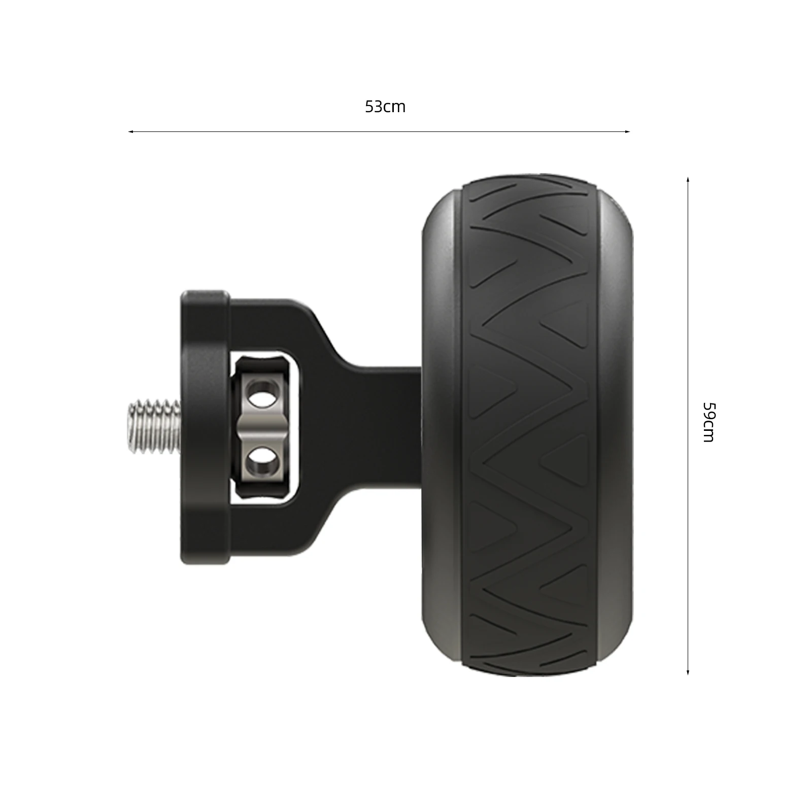 Nitze Wheel Side Handle PA31D with 1/4” Screw and Detachable Locating Pins