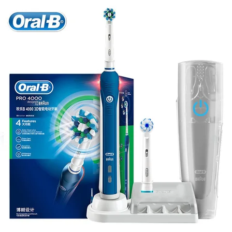 Oral B Pro 4000 3D Smartseries Электрическая зубная щетка с 3D технологии — фото модели