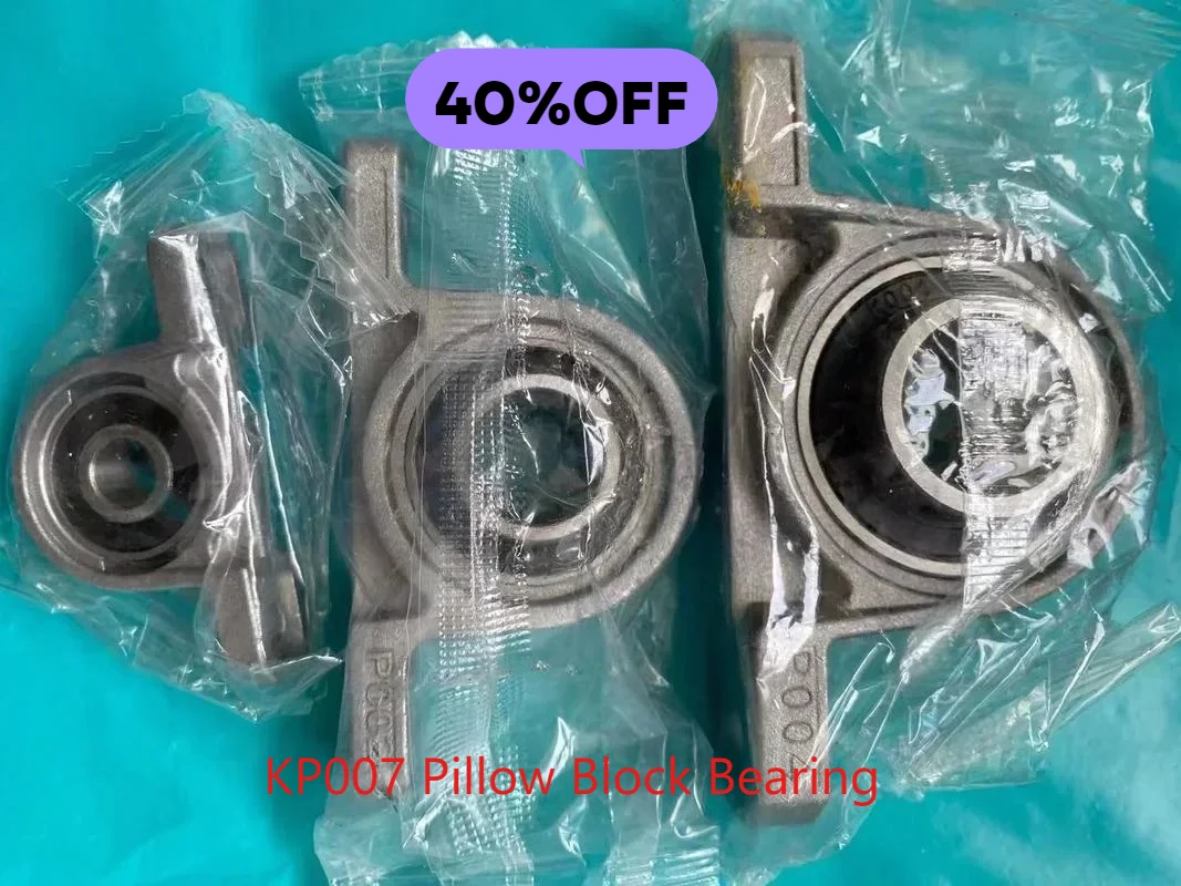 

4 шт. KP007 подшипниковый вал, опорный блок, корпус, подшипники, цинковый сплав, диаметр 35 мм, шарик, сферический ролик, установленный