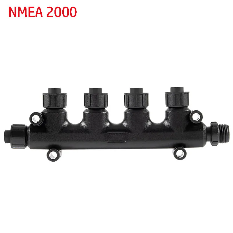 สำหรับ NMEA 2000 4พอร์ตคอนเนคเตอร์ตัวที N2K M12 5ขา IP67กันน้ำเข้ากันได้กับเครือข่าย Garmin, เครือข่ายต่ำ