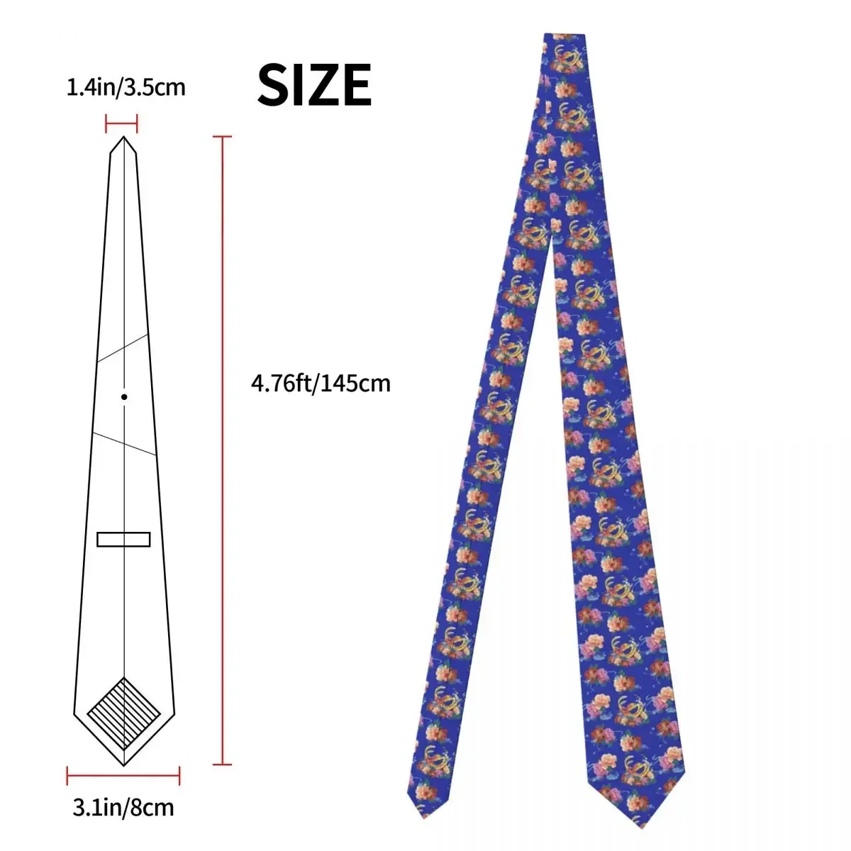 Botanical Flower Tie Plant Dongbei Wedding Party Neck Ties Classic Casual Neck Tie For Men Custom Collar Tie Necktie Gift Idea