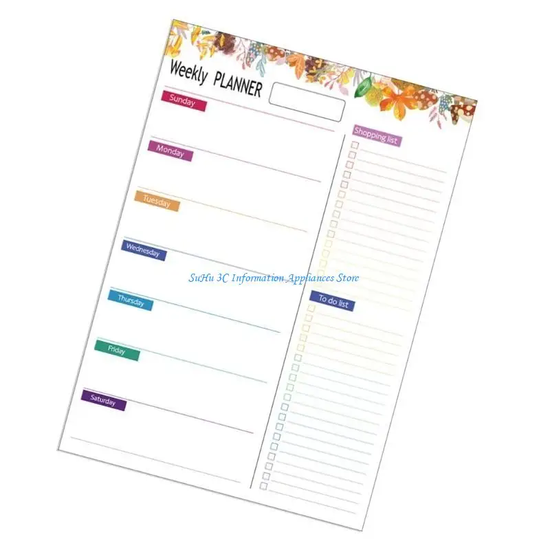 Fridge Whiteboard Calendar Weekly Monthly Planner Weekly Monthly Calendar Blackboard for Kitchen