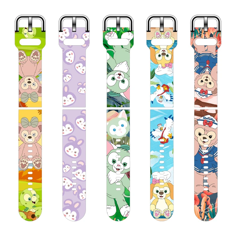 

Disney 20mm Duffy Band for Samsung Galaxy Watch 7/6/5 40mm 44mm Band Replaceable Bracelet for Xiaomi Huawei Amazfit Watch