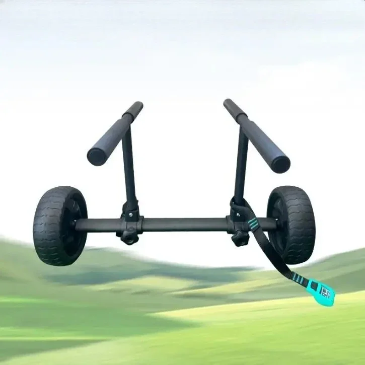 Foldable Aluminum Kayak Trailer Cart for Canoe, SUP Paddleboard, Surfboard & Small Boat Transport