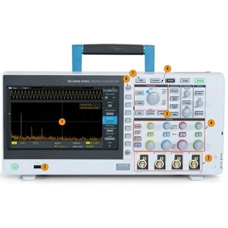 

Digital storage oscilloscope alloy shell low loss corrosion resistance high stability