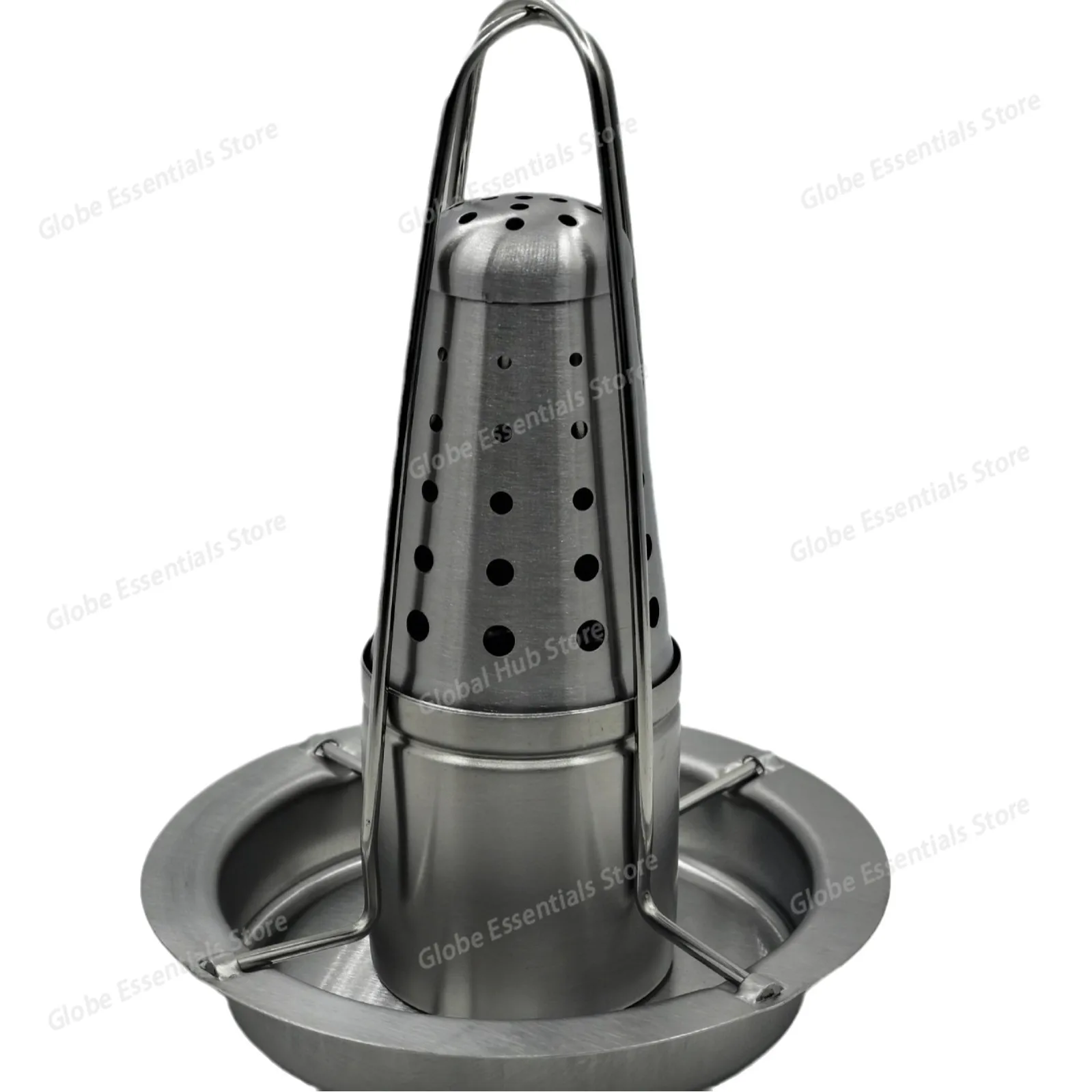 

Подставка для гриля из нержавеющей стали, съемный инструмент для барбекю на открытом воздухе, подставка для жаровни для курицы, антипригарная тарелка для курицы на гриле, вечерние