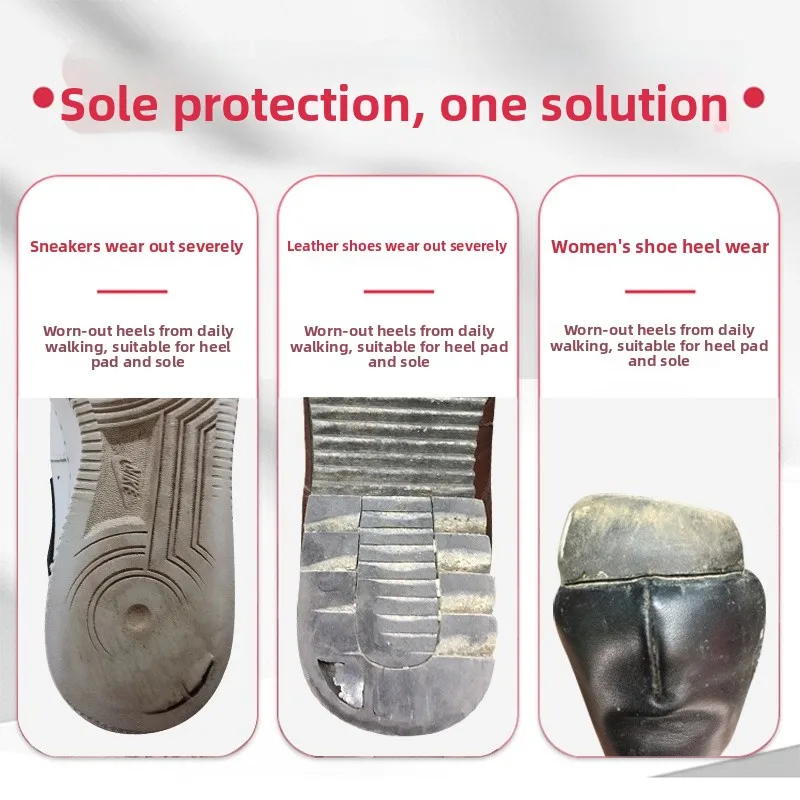 

Wear Resistant Rubber oe Heel Repair Strips Anti-Slip Cow Tendon oe Sole Patch oe Repair Materials for Men And Women