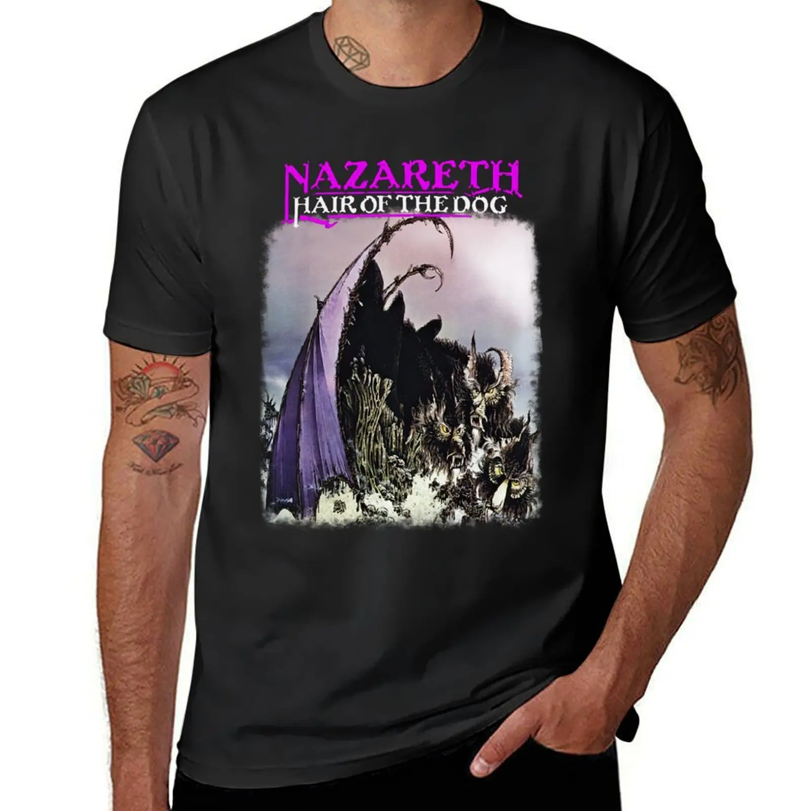 Nazareth Hair of The Dog T-Shirt Aesthetic clothing cute clothes customs sweat shirts, men