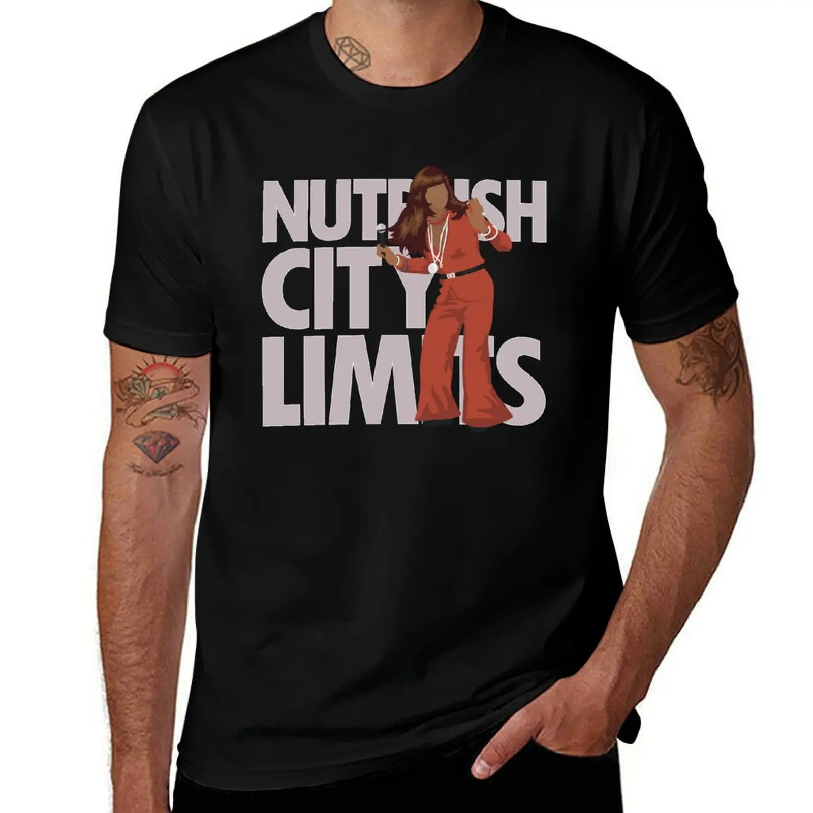 Tina - Nutbush City Limits T-Shirt Street Fashion Casual Tee Shirt T-Shirt