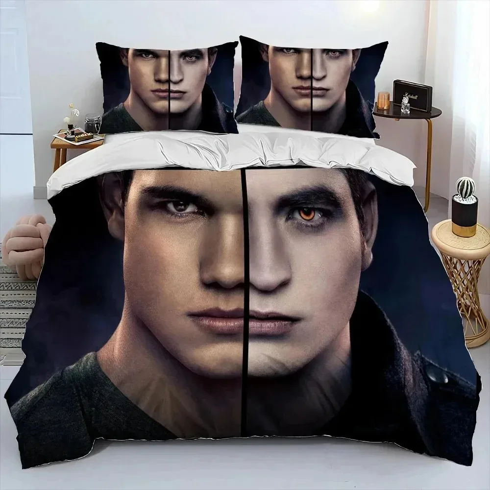 

The Twilight Saga Printed Bedding Sets Exquisite Bed Supplies Set Duvet Cover Bed Comforter Set Bedding Set Luxury Birthday Gift
