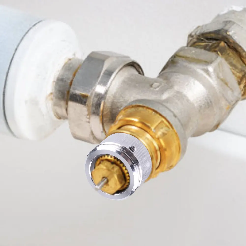 Heating Valve Adapter 304 Stainless Steel Radiator Valve Thermostat Head With Strips Radiator Thermostat Adapter for Ra Valve