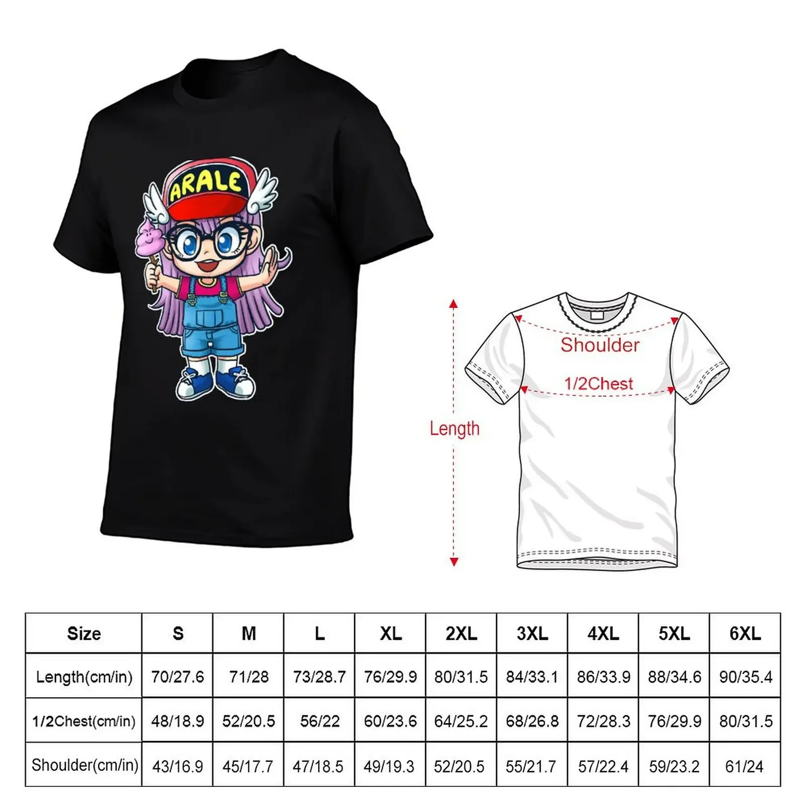 Arale - Dr. Slump T-Shirt tees anime t shirts mens clothes