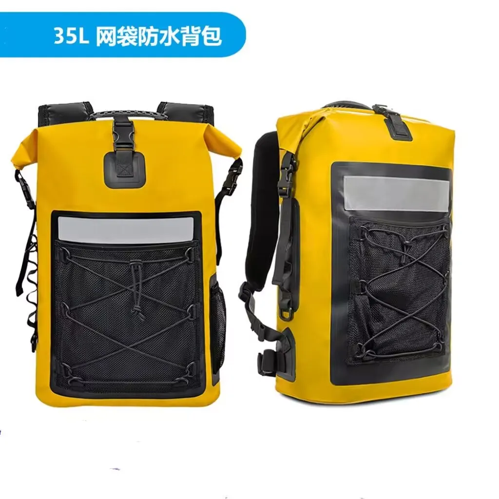 35l-waterproof-dry-bag-backpack-roll-outdoor-rucksack-rafting-swimming-boating-camping-hiking-travel-bag-with-mesh-pocket