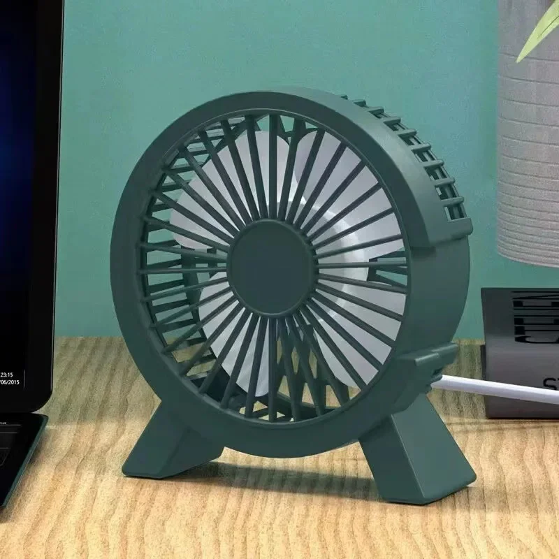 Ultra-Quiet Battery Life of the Small Fan on the Desk of the Office Desk; Large-Volume Plug-In Fan on the Bed of the Small Stud