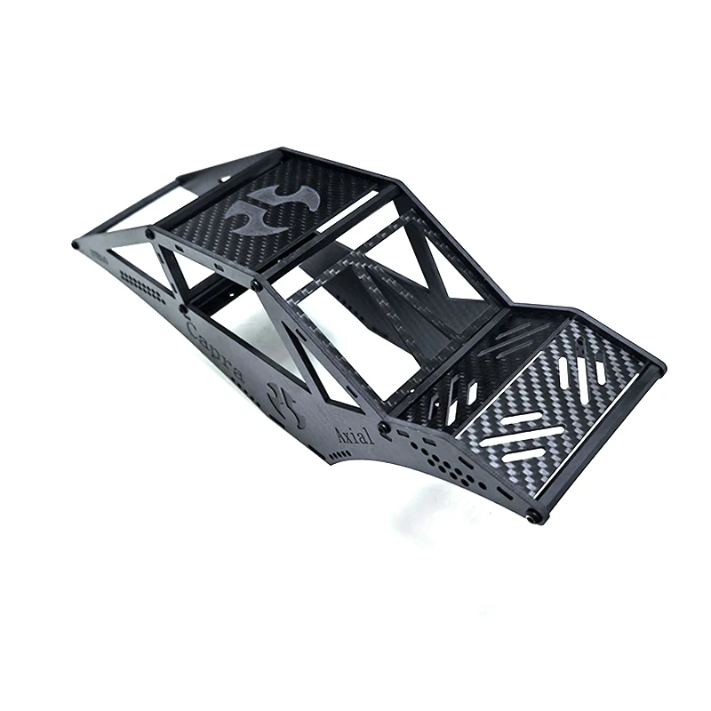 Carbon Fiber Tube Frame LCG Extremely Lightweight Frame for 1/10 1/18 RC Crawler Car Traxxas TRX4 Defender AXIAL SCX10 RC4WD UTB