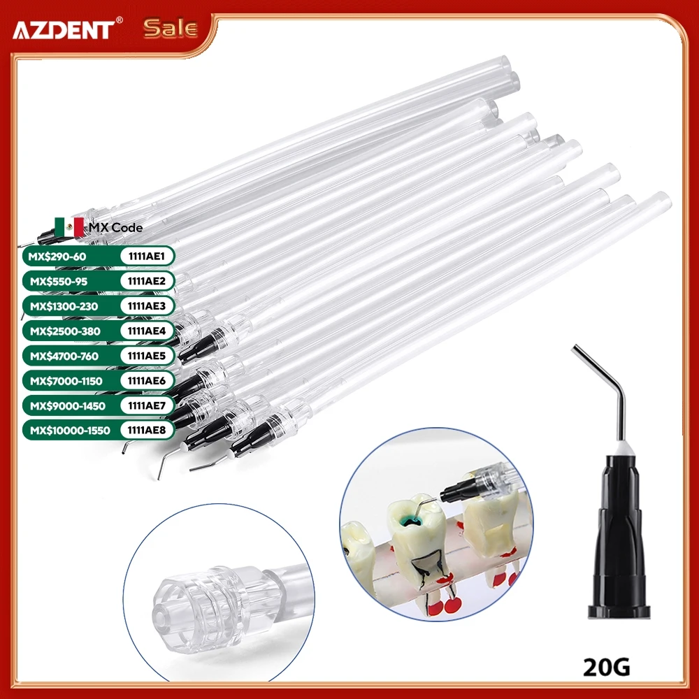 

AZDENT 20 шт./упак. стоматологический одноразовый слиноотводчик с насадками для ирригационной иглы 20GA стоматологические инструменты стоматологический материал