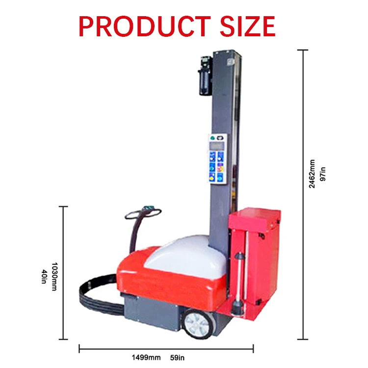 para envoltorio elástico de paletas automático, envoltorio elástico robótico autopropulsado